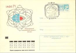 Chemistry USSR 1971 Postmark + Post Statsionary Cover Int. Geochemistry Congress - Química