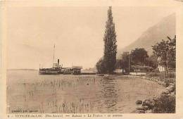 Haute Savoie - Ref B931- Veyrier Du Lac - Bateau *la France * Au Ponton  - - Veyrier