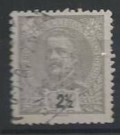 PORTUGAL - 1895 -1896,  D. Carlos I.  2 1/2 R.     (o)   MUNDIFIL  Nº 126 - Usati