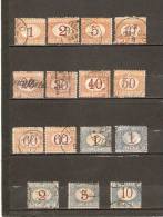 ITALIE  TIMBRES  TAXE  N 3/19  OBLITERE MANQUE N 15 - Postage Due