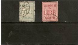 ITALIE  TIMBRES  TAXE  N 20/21     OBLITERE - Postage Due