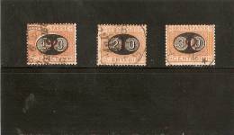 ITALIE  TIMBRES  TAXE  N 22/23     OBLITERE - Postage Due