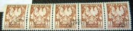 Poland 1951 Postage Due 2zl X5 - Used - Impuestos