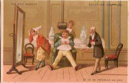 Chromos "Au Bon Marché"/Aristide Boucicaut Et Fils/Salon De Coiffure/Testu & Massin/vers 1878       IM299 - Au Bon Marché
