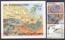 B0896 - SOMALIE Yv N°278/80 + BF ** ANIMAUX ANIMALS - Somalia (1960-...)