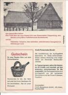 NORDWALDE: Carte De Reservation Reisebüro W. Schäpers Pour Visite Touristique, Cloppenburg,ect..... - Automobile