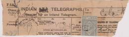 Br India Queen Victoria Telegraph Receipt, India As Per The Scan - 1882-1901 Imperium