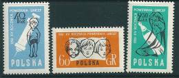 Poland 1961 SG 1264-6 MNH ** - Ongebruikt