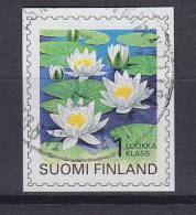 Finland 1996 Mi. 1350    1 LK (1. Klasse) Pflanze Weisse Seerose - Usados