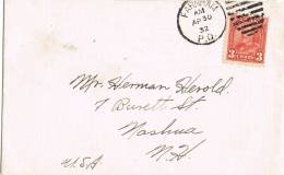 0119. Carta FARNHAM (canada) 1932. Parrilla Muda - Covers & Documents