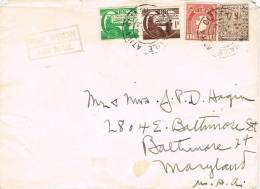 0127. Carta Aerea BAILE ATHA CLIATH,  Dublin (irlanda) 1944 - Brieven En Documenten