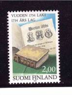 1984 FINLAND  Law Of 1734   Michel Cat N° 914 Absolutely Perfect MNH - Unused Stamps