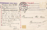 Denmark PPC KYSTFORSVARSSKIBET HERLUF TROLLE Line Cds. Vejle Tirsbæk Slot VEJLE 1911 (2 Scans) VERY SCARCE Line Cancel ! - Lettres & Documents