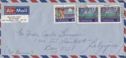 Canada 643 - 644 X2 Obl Sur Lettre - Briefe U. Dokumente