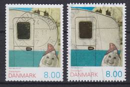 ## Denmark 2011 BRAND NEW 8.00 Kr. Camping Life (from Sheet & Booklet) - Used Stamps