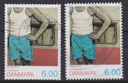 Denmark 2011 Mi. 1640 A & C 6.00 Kr. Camping Life (from Sheet & Booklet) - Gebraucht