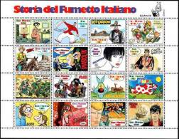 REPUBBLICA DI SAN MARINO 1997 STORIA DEL FUMETTO ITALIANO COMIC ITALIAN STORY BLOCCO FOGLIETTO BLOCK SHEET BLOC MNH - Blocchi & Foglietti