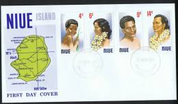 NIUE  1971  People Of Niue   Unaddressed FDC - Niue