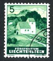 L0197) LIECHTENSTEIN 1937  Mi.#157  Used - Gebruikt