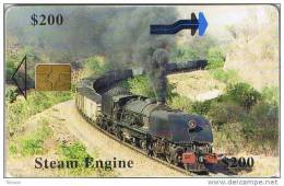 Zimbabwe, ZIM-31, $200 Steam Engine, Train. - Simbabwe