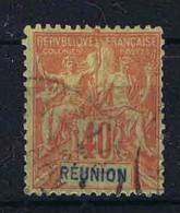 Reunion: Yv Nr 41 Used /obl, Maury Cat Value € 38 - Used Stamps
