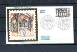 FRANCE 1983 N° 2255 FDC  ABBAYE DE NOIRLAC 2 JUILLET 1983 BRUERE ALLICHAMPS YVERT TELLIER 2.50 € - Klöster