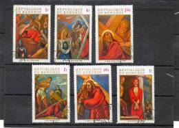 BURUNDI :Pâques : Stations Du Chemin De La Croix De J. De Aranoa Y Carrenada - Peinture - Art - Religieus -Christianisme - Used Stamps