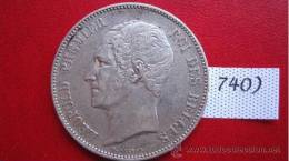 Belgica 5 Francos De Plata 1850  Belgique , Belgium Silver Argent - Other - Europe