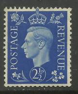 GB 1937  KGV1 2 1/2d BLUE UNUSED NO GUM STAMP SG 466.( F779 ) - Unused Stamps