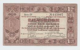 Netherlands 1 Gulden Zilverbon 1938 VF - 1 Gulden