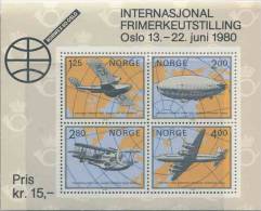 Norway 1979. Norwex 80 - Stamp Show - Block - Blocks & Kleinbögen