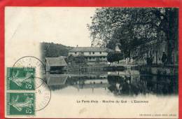 LA FERTE ALAIS 1908 MOULINS DU GUE L ESSONNES LAVOIR CARTE EN BON ETAT - La Ferte Alais