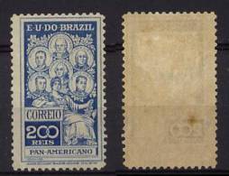 Brasilien Brazil Mi# 179 * PANAMERICANO 1909 - Unused Stamps