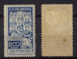 Brasilien Brazil Mi# 179 * PANAMERICANO 1909 - Ungebraucht