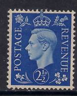 GB 1937 KGV1 2  1/2d ULTRAMARINE MM DEFINITIVE STAMP SG 466.... ( G655 ) - Unused Stamps