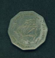 EAST CARIBBEAN STATES  -  1989  1 Dollar  Circulated As Scan - Caraïbes Orientales (Etats Des)
