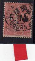 FRANCE FRANCHISE MILITAIRE N°4 Ob TB - Military Postage Stamps