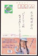 Japan Advertising Postcard, Life Insurance, Postally Used (jadu059) - Postcards