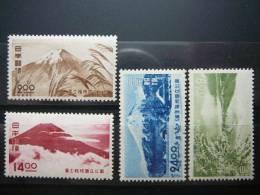 National Park Fuji-Hakone # Japan 1949 MNH #Mi. 452/5 - Neufs