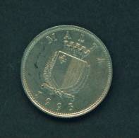 MALTA  -  1993  25 Cents  Circulated As Scan - Malte