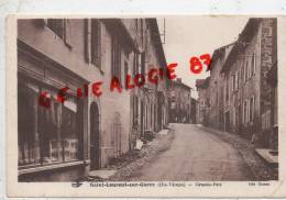 87 - SAINT LAURENT SUR GORRE - GRANDE RUE  - EDITEUR CAMUS - Saint Laurent Sur Gorre