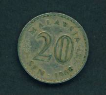 MALAYSIA  -  1968  20 Sen  Circulated  As Scan - Malaysie