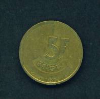 BELGIUM  -  1986  5 Francs  Circulated As Scan - 5 Francs