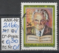 9.9.1994 -  SM-Satz  "Literatur -  F.T. Csokor "   - O  Gestempelt -  Siehe Scan  (2166o 01-03) - Used Stamps