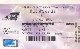 Billet Concert : BRUCE SPRINGSTEEN & E-STREET BAND, Palais Omnisports Paris-Bercy (5 Juillet 2012) - Concerttickets