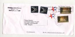 Mailed Cover (letter) With Stamps   From USA To Bulgaria - Lettres & Documents