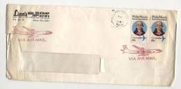 Mailed Cover (letter) With Stamps   From USA To Bulgaria - Cartas & Documentos