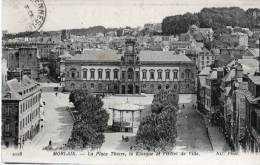 29....FINISTERE.....MORLAIX.......LA PLACE THIERS.. .ECRITE. . . ‹(•¿• )› - Morlaix