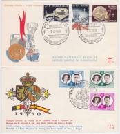 Belgien MiNr. 1223,1225 U. 1227 Sowie 1228-1230  Auf FDC (R 337) - 1951-1960