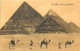 Egypte - Ref A31- Pyramides    -carte Bon Etat   - - Piramiden